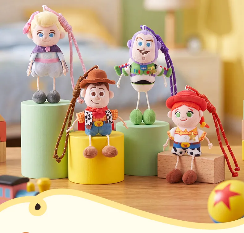 

Potdemiel Disney Toy Story Woody Buzz Plush Pendant Soft Stuffed Toy Backpack Bag Charm For Couple Daily Decoration Customized