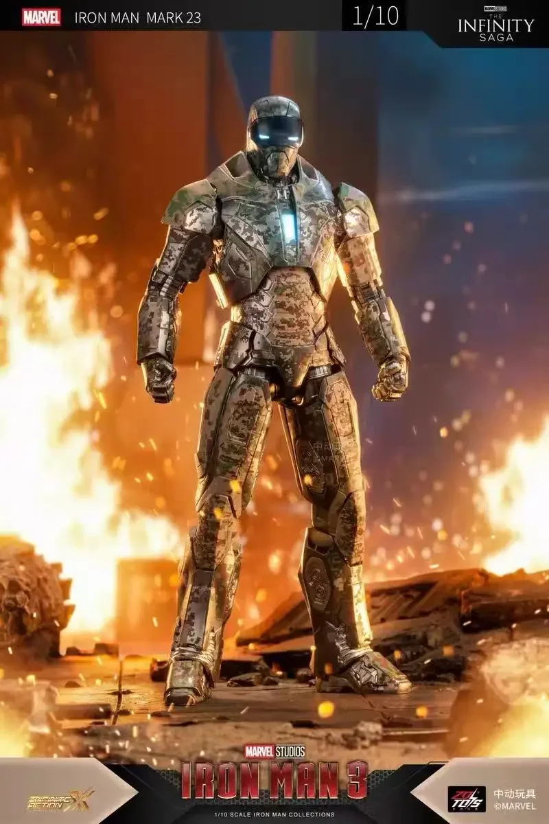 Zd Toys الرجل الحديدي سلسلة المشتركة المنقولة Mk11 12 14 15 23 27 36 37 Mk38 Mk40 فيلم عمل الشكل 7 بوصة Markdolls هدايا عيد الميلاد #5