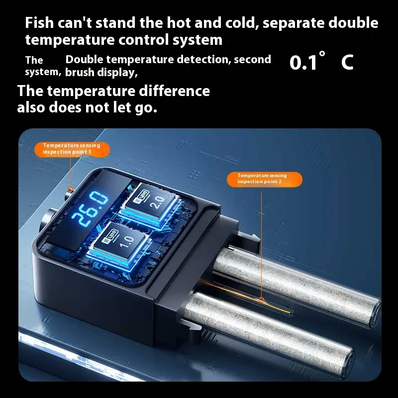 Automatic Aquarium Heating Rod Constant Temperature Energy Saving Turtle Frequency Conversion Electric Coral Reef Fish Tank