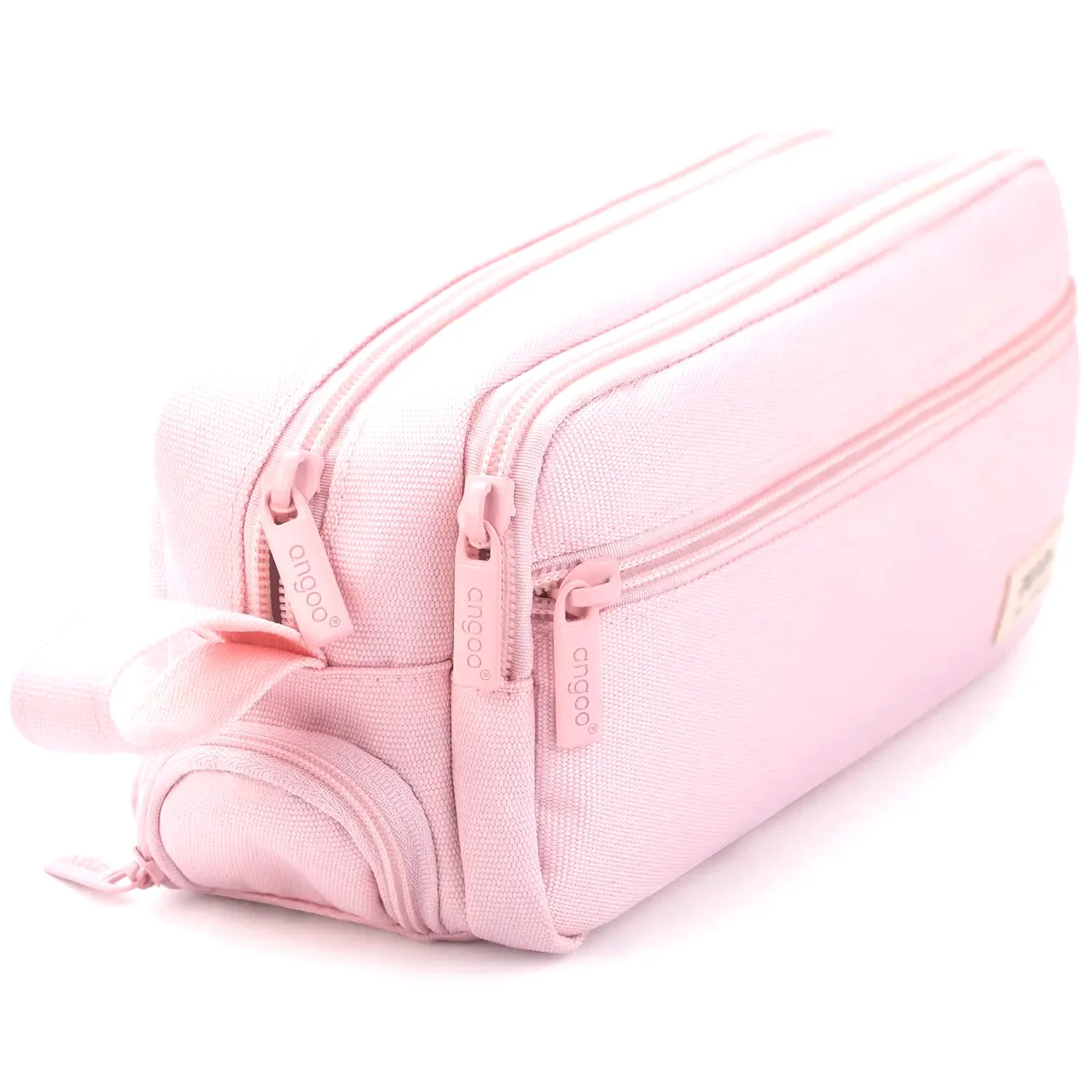 Large-Capacity Zippered Pencil Case Portable Multi-Compartment Pencil Pouch Waterproof and Durable Stationery Storage