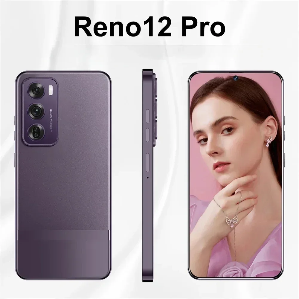 

2024 Original Reno12 Pro Global Version Smartphone 14 Inch 4G 5G Dual Sim Android 7.3 Mobile Phone