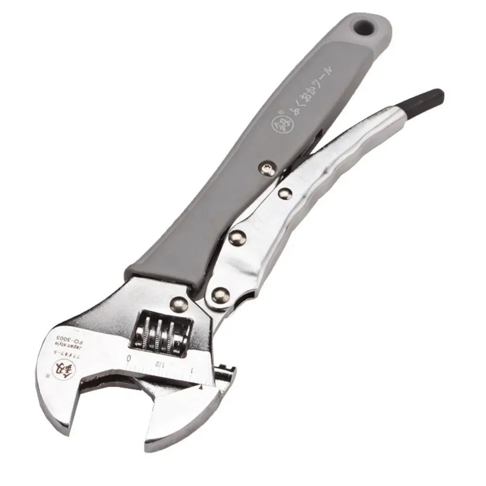 

Industrial Grade Power Adjustable Wrench 30-33mm Opening Universal Spanner Carbon Steel Mechanical Workshop Hand Repair Tools