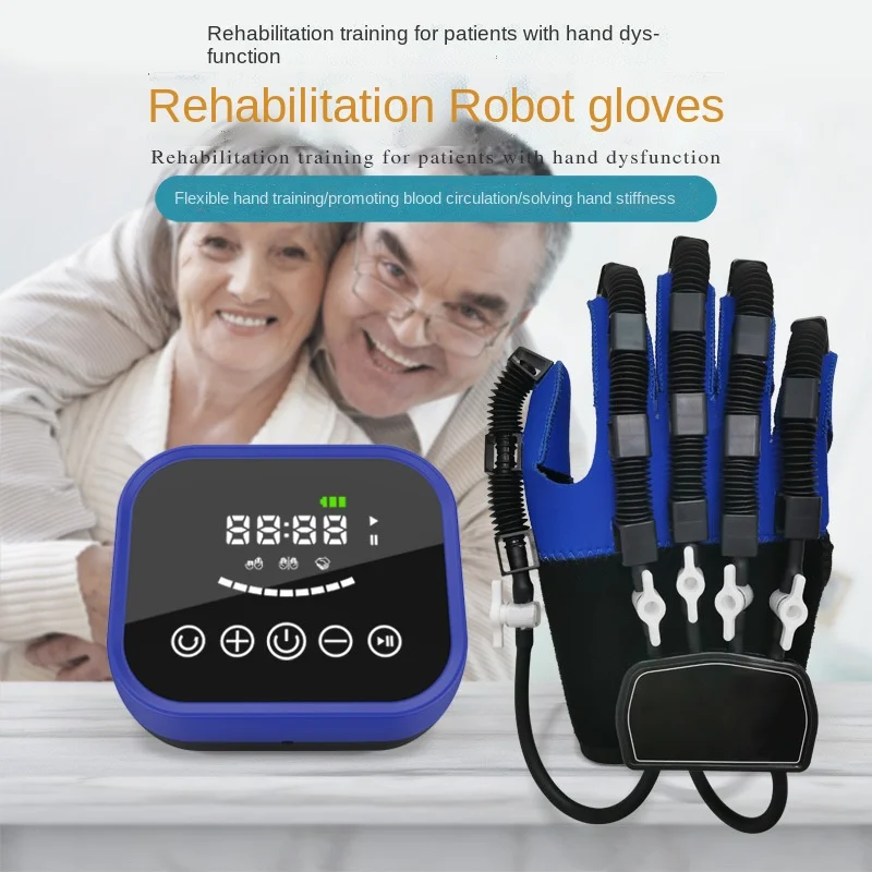 Wireless Mirroring Rehabilitation Robot Gloves Stroke Hemiplegia Cerebral Infarction Training Equipment Finger Exerciser