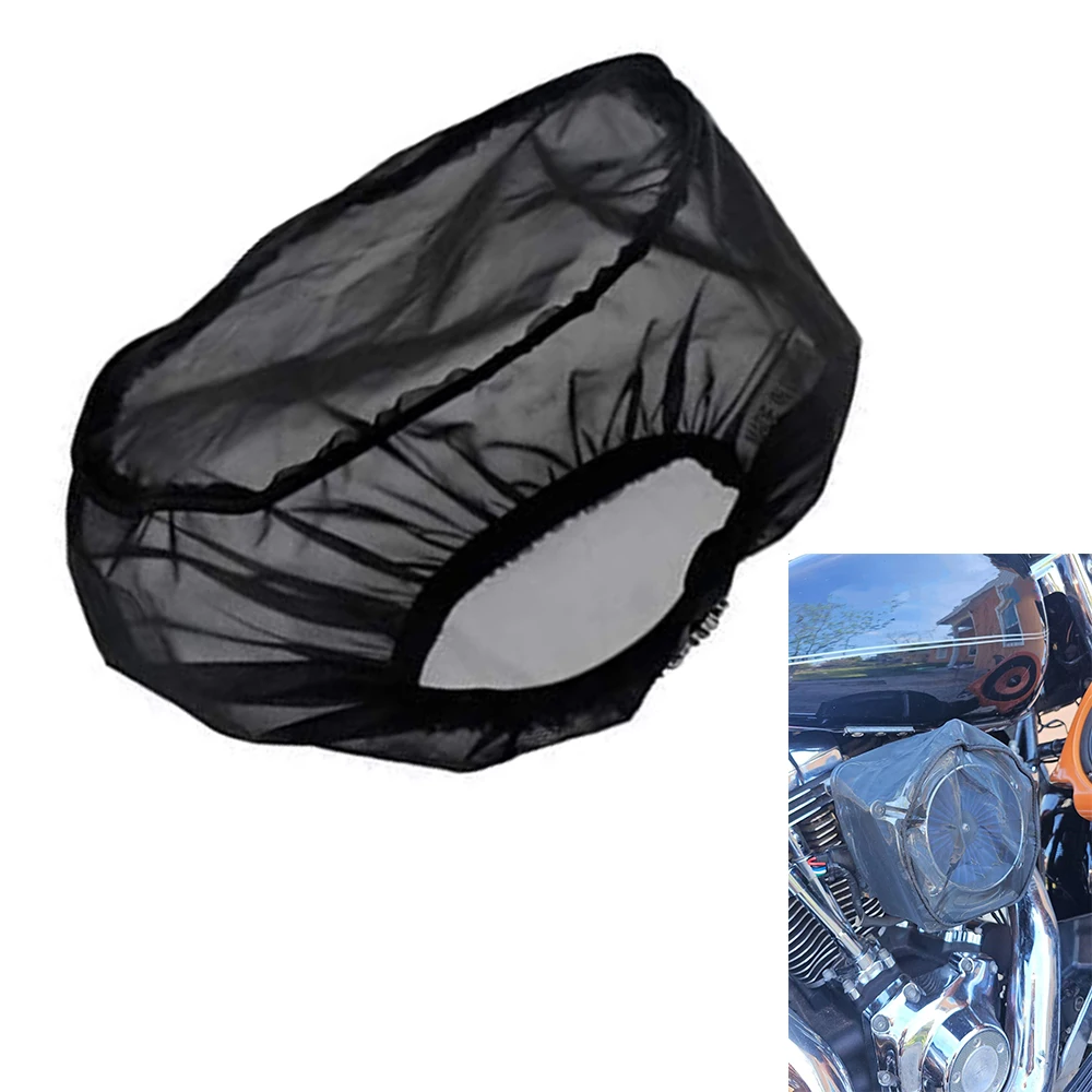 

Universal Waterproof Air Filter Cleaner Rain Sock Dustproof Protective Cover For Harley Dyna Sportster Touring Softail Motorbike