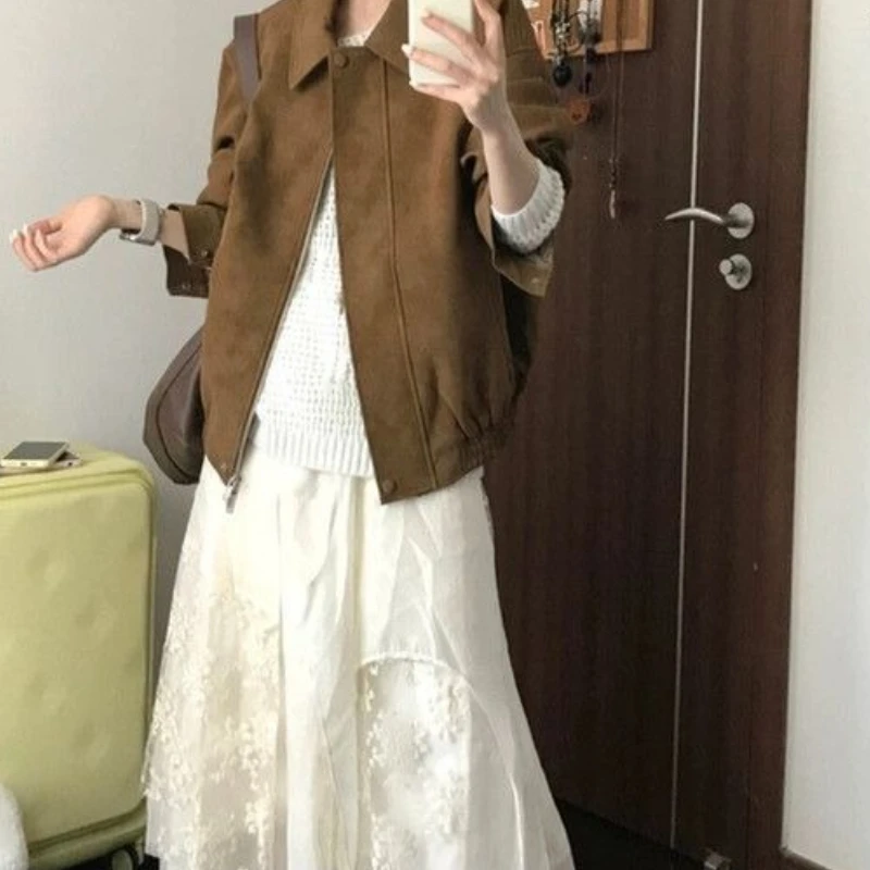

Retro Jacket for Women in Autumn 2025, New High-end Style, Small and Loose Casual Jacket