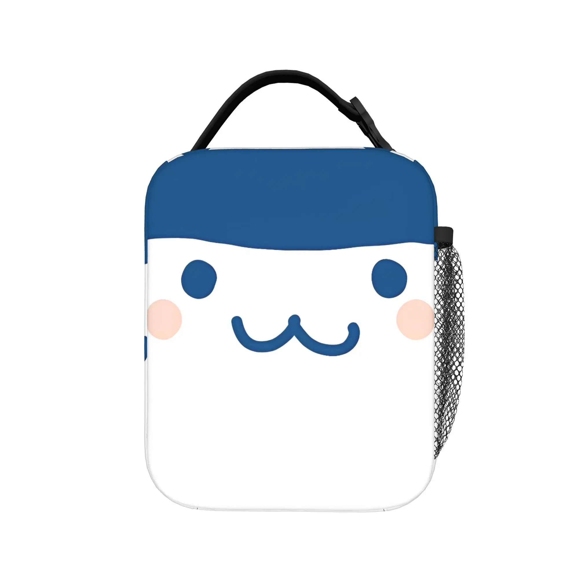 Tamagotchi Lunch Bag Outdoor Picnic Portable Lunch Box For Child  Oxford Print Cooler Bag