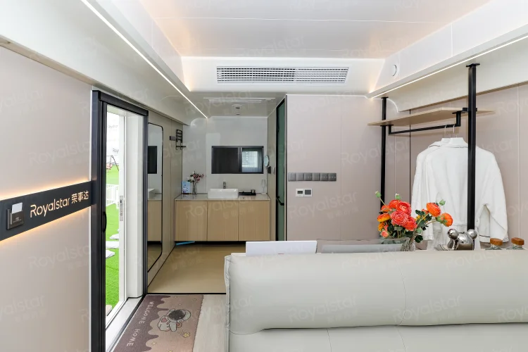 Dream Series Silent Off-Grid Capsule Unit With Solar Storage For Park Workshop Warehouse Mall