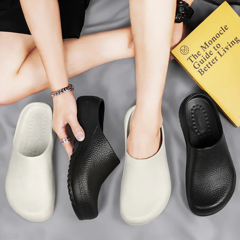 

High Quality Men Slippers Garden Clog Women Water Proof Chef Shoe Comfortable Sandal Slippers Pet Workers Outdoor Fishing Shoes