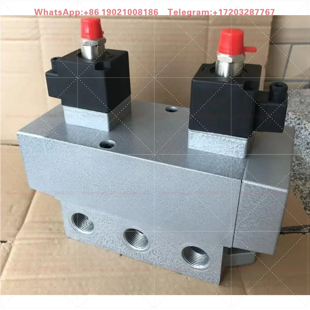 K35D2H-20 three position five way dual electronic control six point solenoid valve sliding column old valve