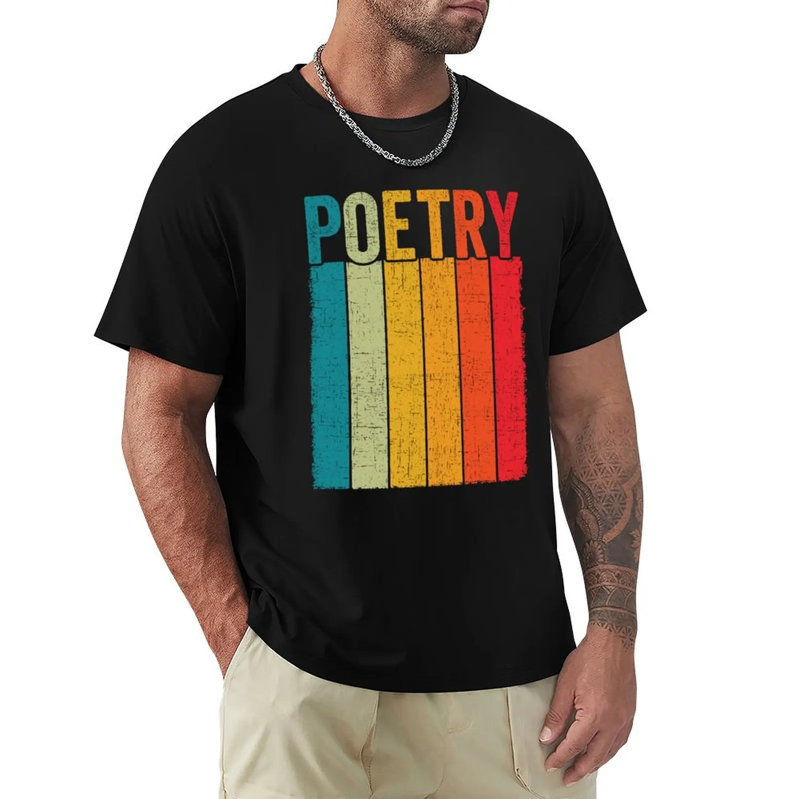 Funny Retro Vintage Poetry Shirt, Poetry Poem Writer Poet Gift, Gift for Writer, Eat Sleep Appreciation T-Shirt
