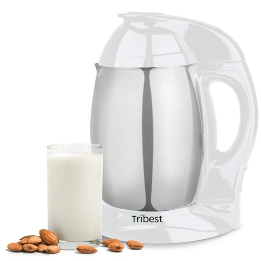 

Soyabella SB-130 Deluxe Automatic Nut Milk Maker Soy Milk Maker Machine White Stainless Steel for Home Use High-Quality Stainle
