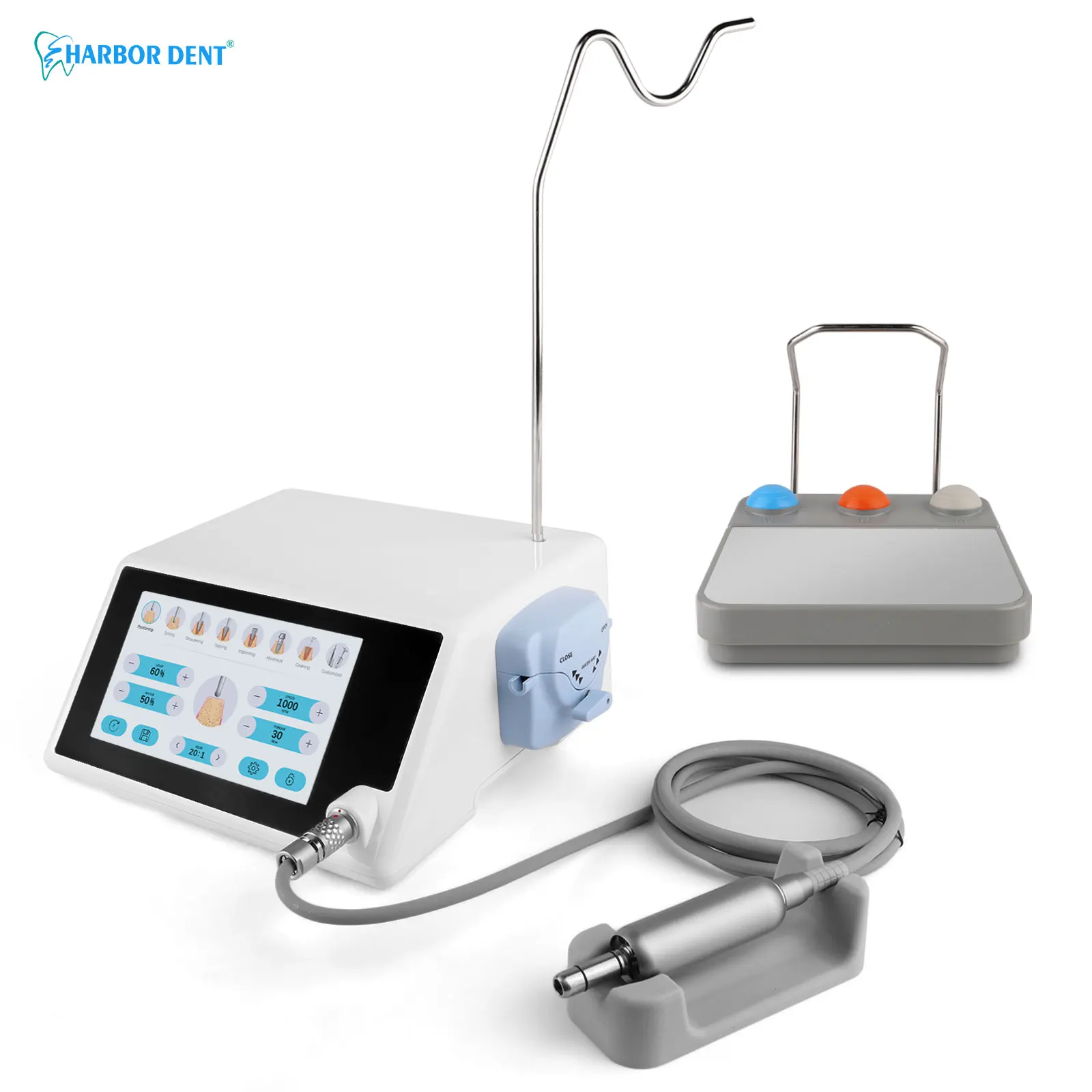 Dental Brushless Implant Motor Surgical Implant System Touch Screen Dentist Equipment