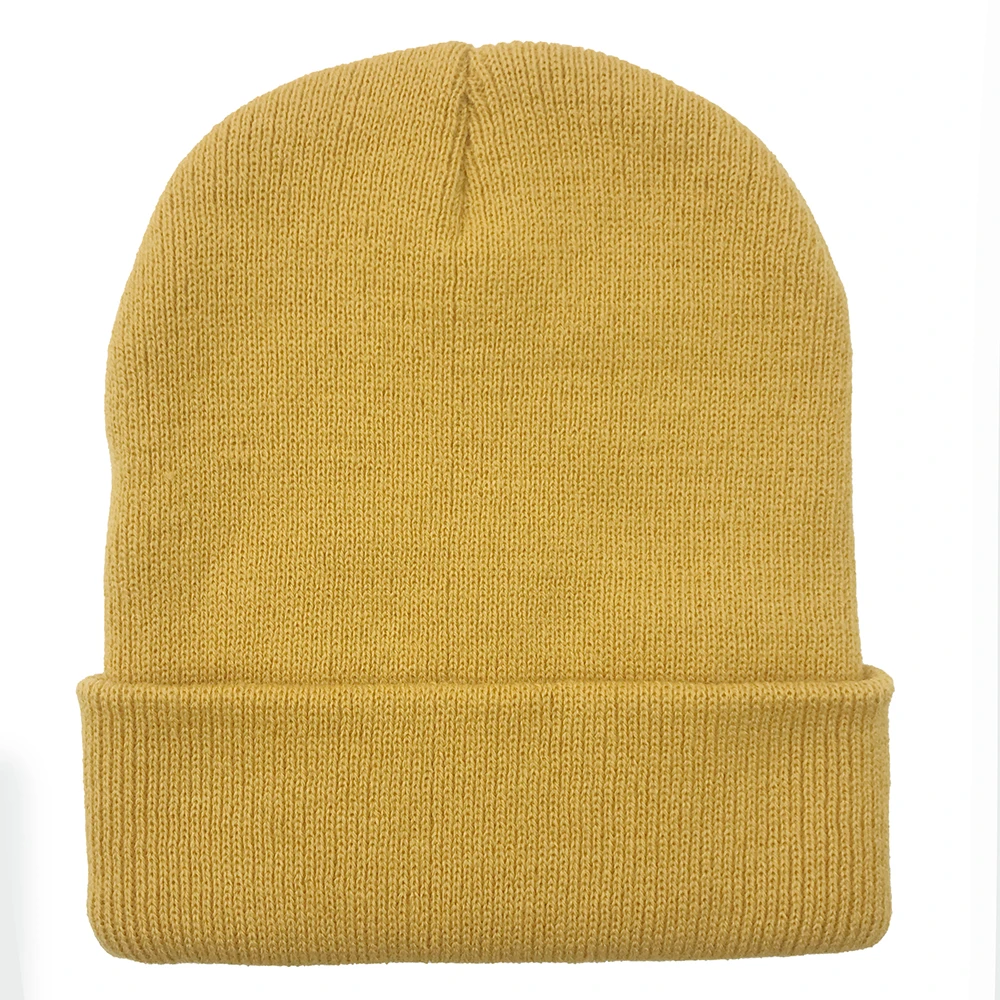 Winter Hats for Unisex New Beanies Knitted Solid Cute Hat Lady Autumn Female Beanie Caps Warmer Bonnet Men Casual Cap Wholesale