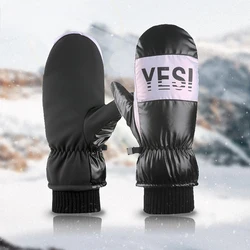 Ski Mittens - Winter Warm Classic Snow Mitten Glove for Skiing, Snowboarding and Mountaineering Outdoor Sport Ski Gloves