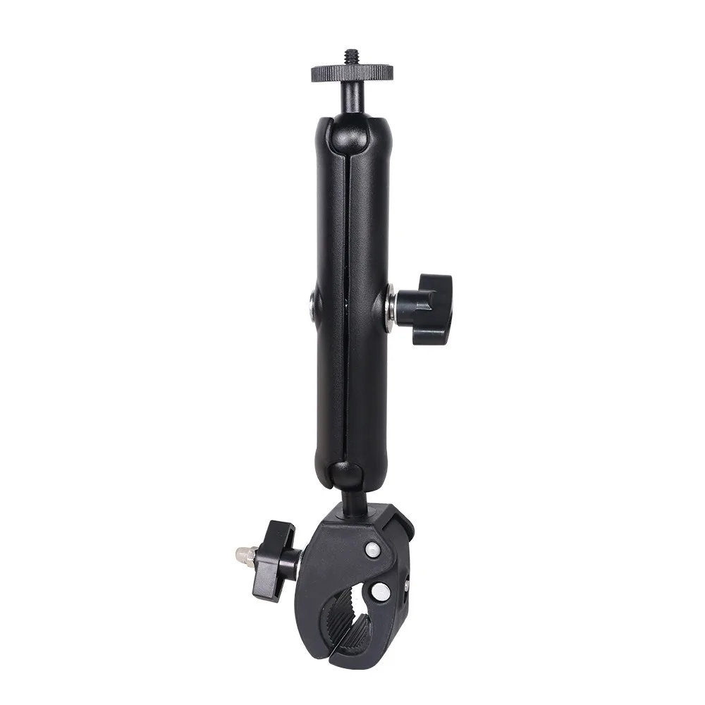 360° Rotating Action Camera Stand Universal Sturdy Mobile Phone Clamp 1/4