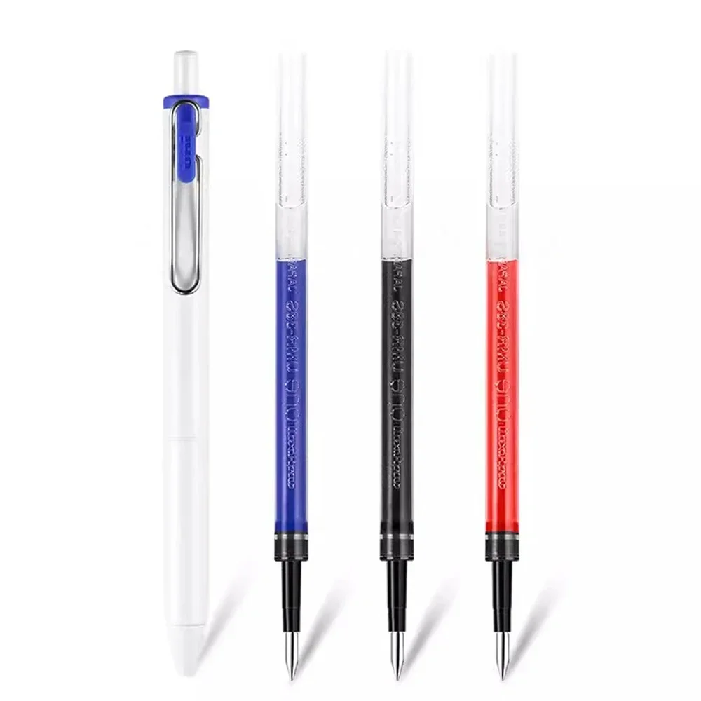 Imagem -06 - Uni-japão Gel Pen Refill Umr05s Black Refill Adequado para Umn-s Oil Pen Acessórios de Escritório Papelaria Material Escolar 10 Pcs