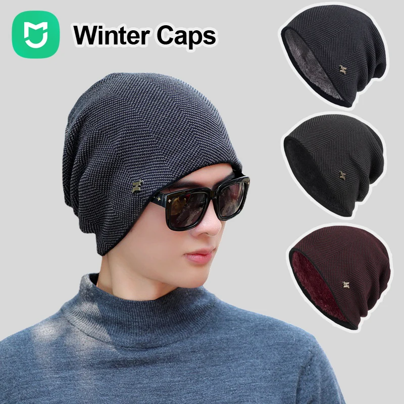 MIJIA BIKING-Casquettes de crâne d'hiver, doublure de casque de cyclisme thermique coupe-vent, chapeau de sport en plein air, VTT, vélo, moto, vêtements de sauna