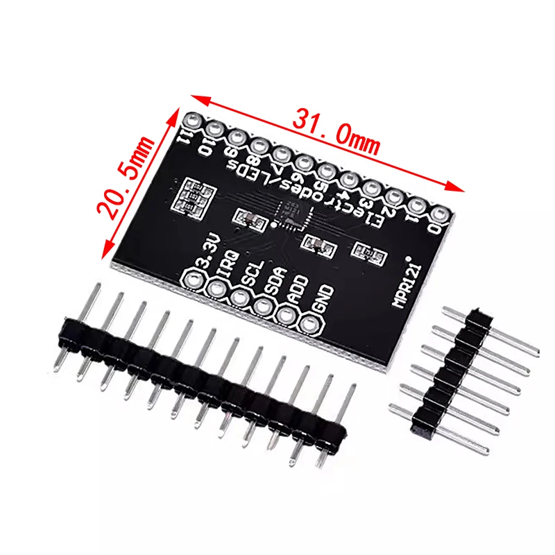 MPR121 Breakout V12 módulo controlador de Sensor táctil capacitivo, teclado I2C