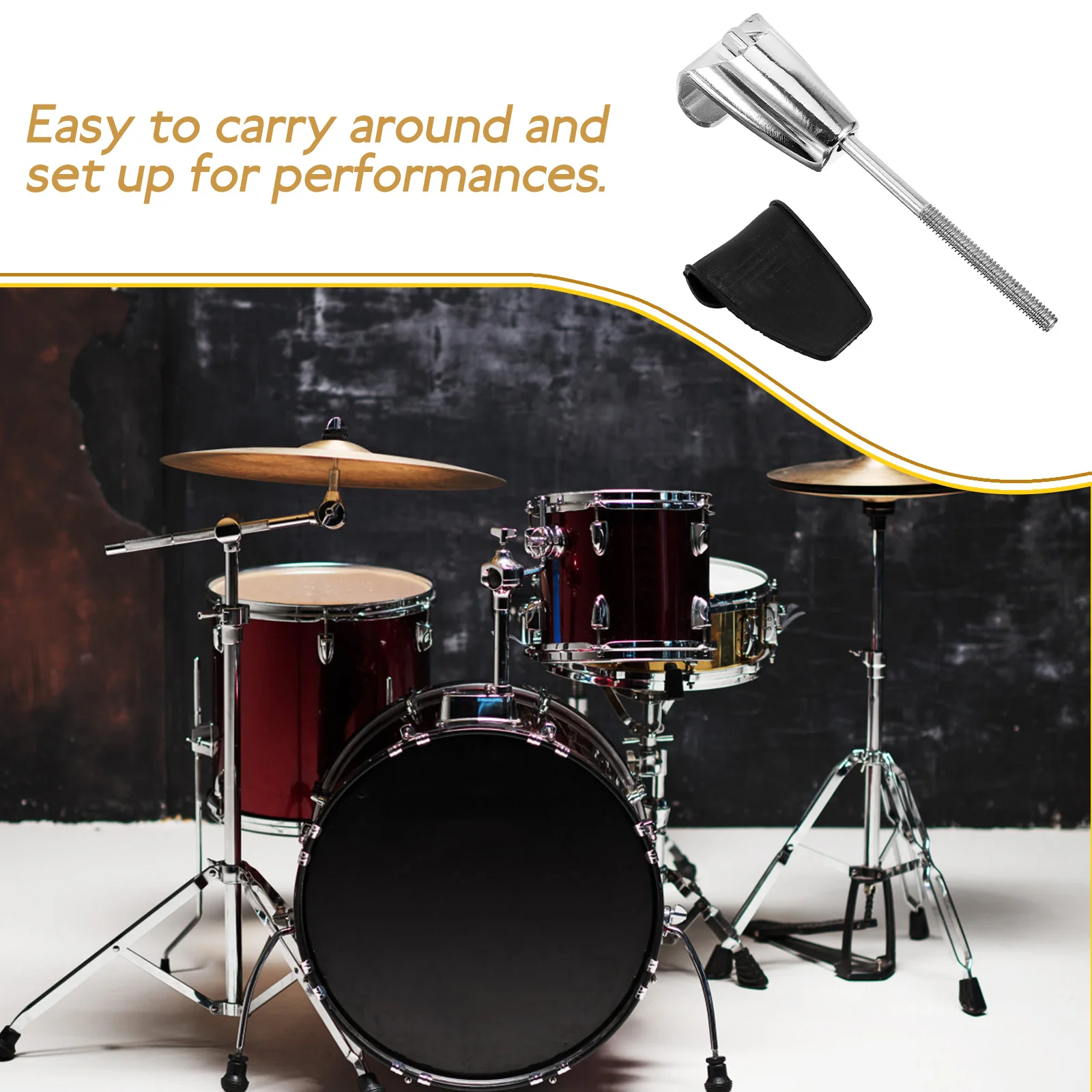 

Zinc Alloy Drum Hooks Snare Lugs Metal Bass Claw Hooks Durable Lug Accessories Percussion Instruments Silver Color