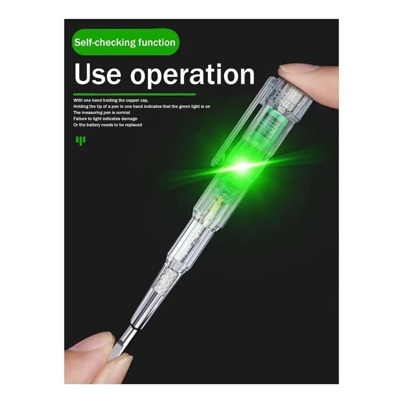 3Piece Intelligent Tester Pen Induction Power Electric Screwdriver For Zero Measuring Firewire-A68E