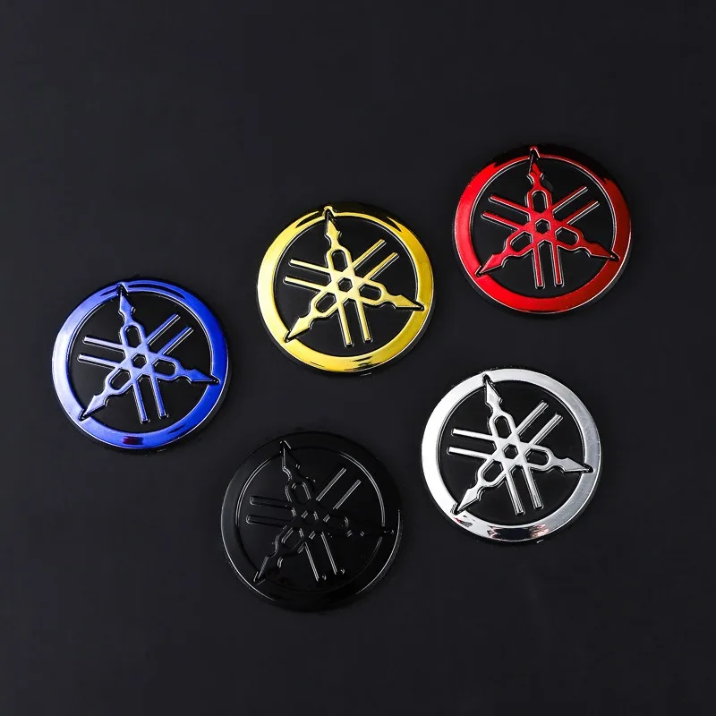 Voor Yamaha R1 R25 R3 Mt-09 Stickers 3D Embleem Logo Decal Goud Wit Zwart Rood Sticker Motorfiets Accessoires