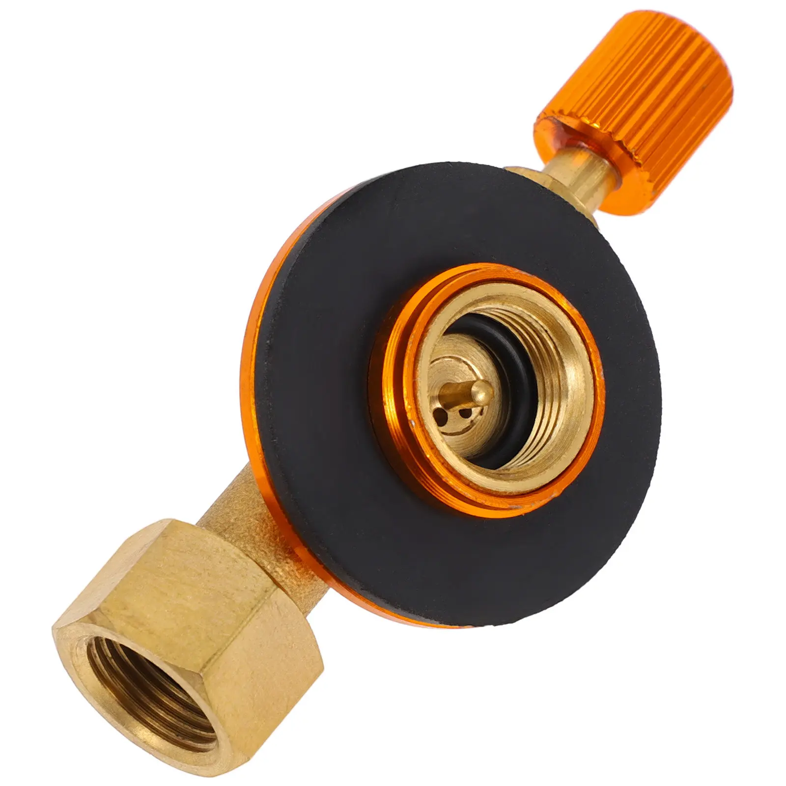 11Mm Hole Gas Tank Valve Adapter for Camping Stoves Gas Canister Connection Outdoor Stove Adapter Secure Shut Off Valve Portable