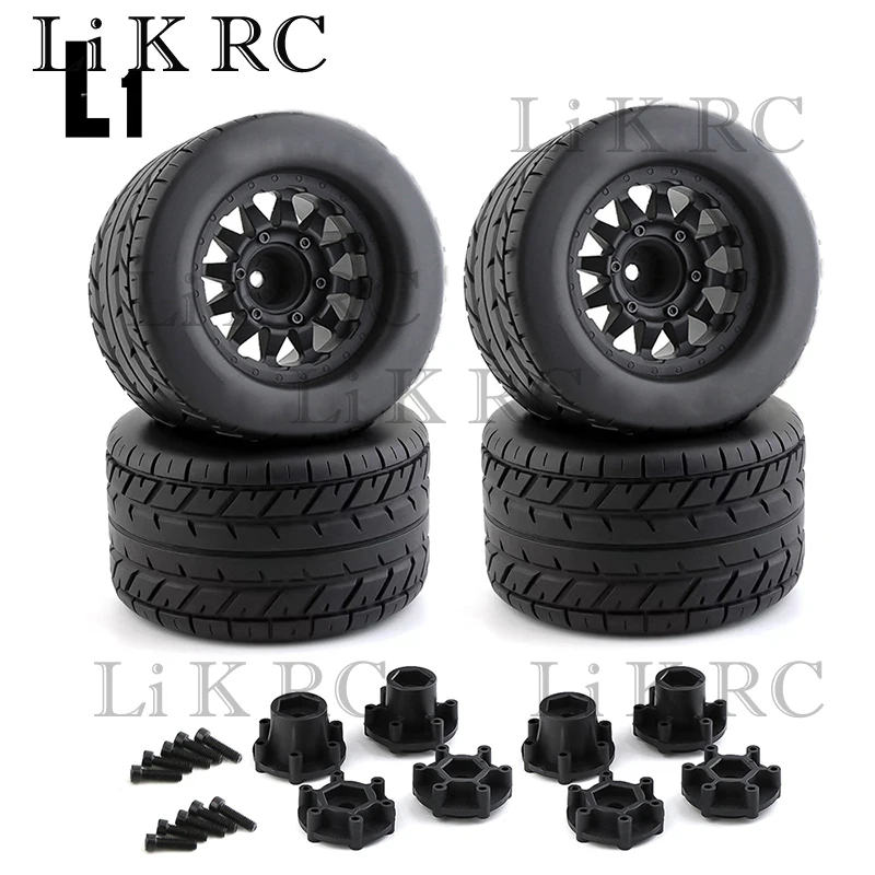 4 stücke 12mm/14mm Reifen Rad Hub für RC Auto 1/10 Monster Truck Off-road Traxxas TRX4 Axial SCX10 HPI HSP Tamiya Kyosho Arrma HOBAO