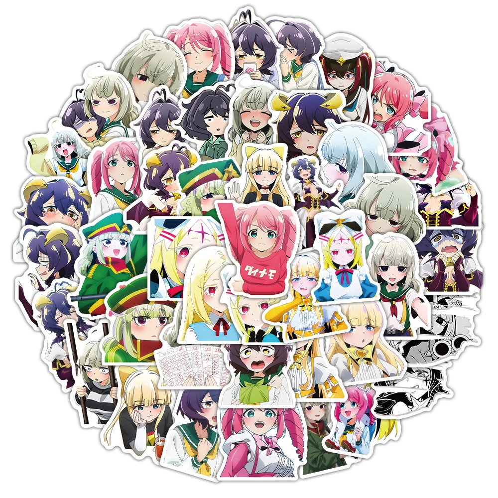 53 قطعة أنيمي لطيف K-ON! ملصقات الملصقات الكرتون Kawaii فتاة صائق الكتابة على الجدران DIY بها بنفسك دفتر الغيتار مذكرات سيارة ملصق مضاد للمياه