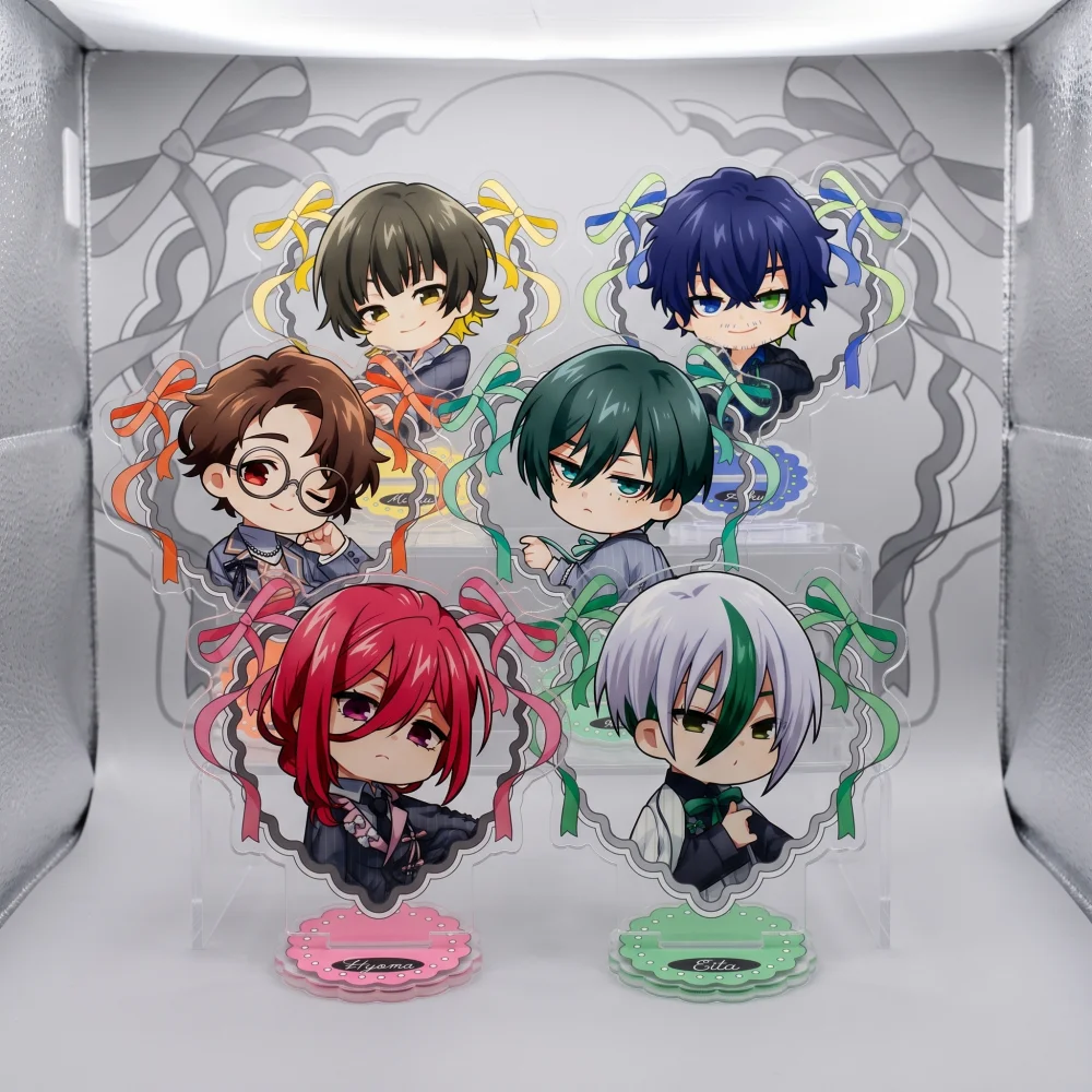 10cm Acrylic Keychain Stand Anime Blue Lock Chibi Isagi Nagi Reo Chigiri Desktop Decor Collectible Fans Gift