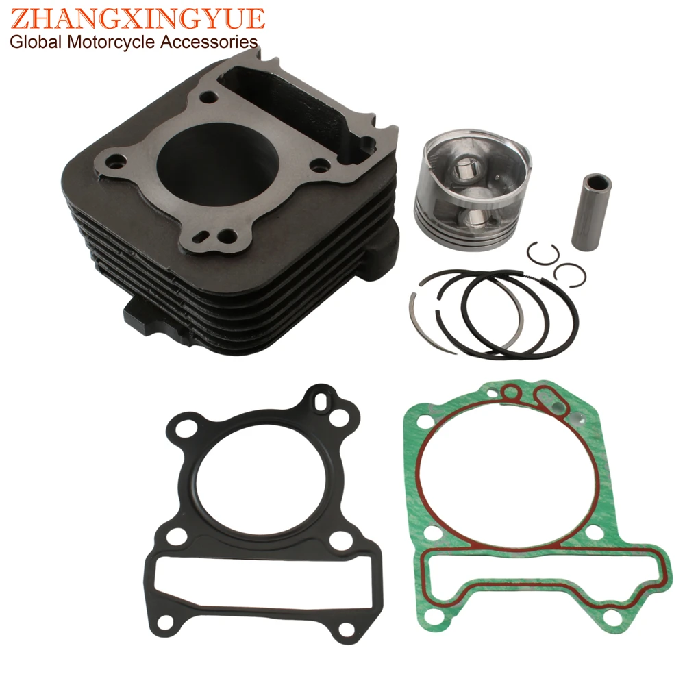 Scooter 57mm LX125 LXV125 Cylinder Block Kit For Vespa LX LXV 125cc E3 4T MC02 10487 831975