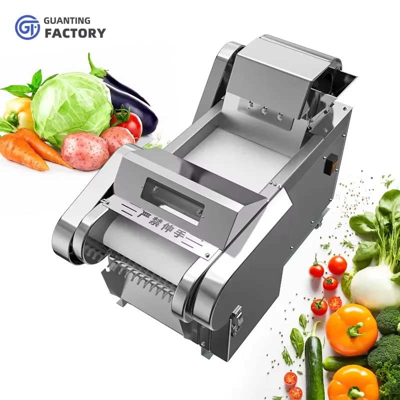 1000kg/h Hot Selling Multi Functional Stainless Steel Vegetable Cutter Chopper Industrial Vegetable Cutter Machine