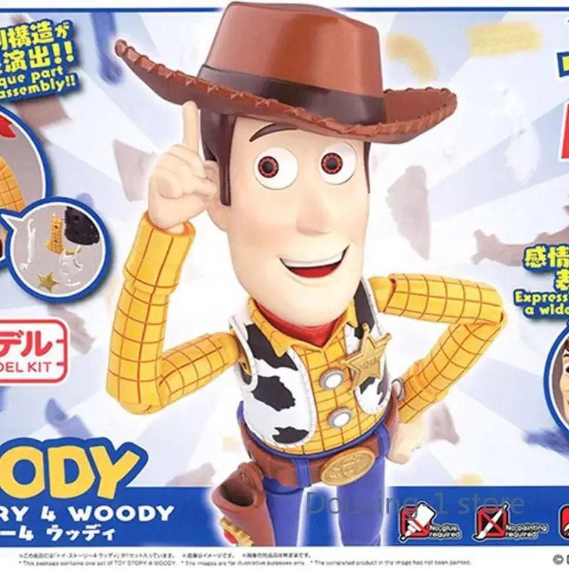 

Bandai Toy Story Фигурка Кино-восход Ковбой Шериф Вуди Сборка Украшение Фигурка Аниме Модель Игрушка Подарок