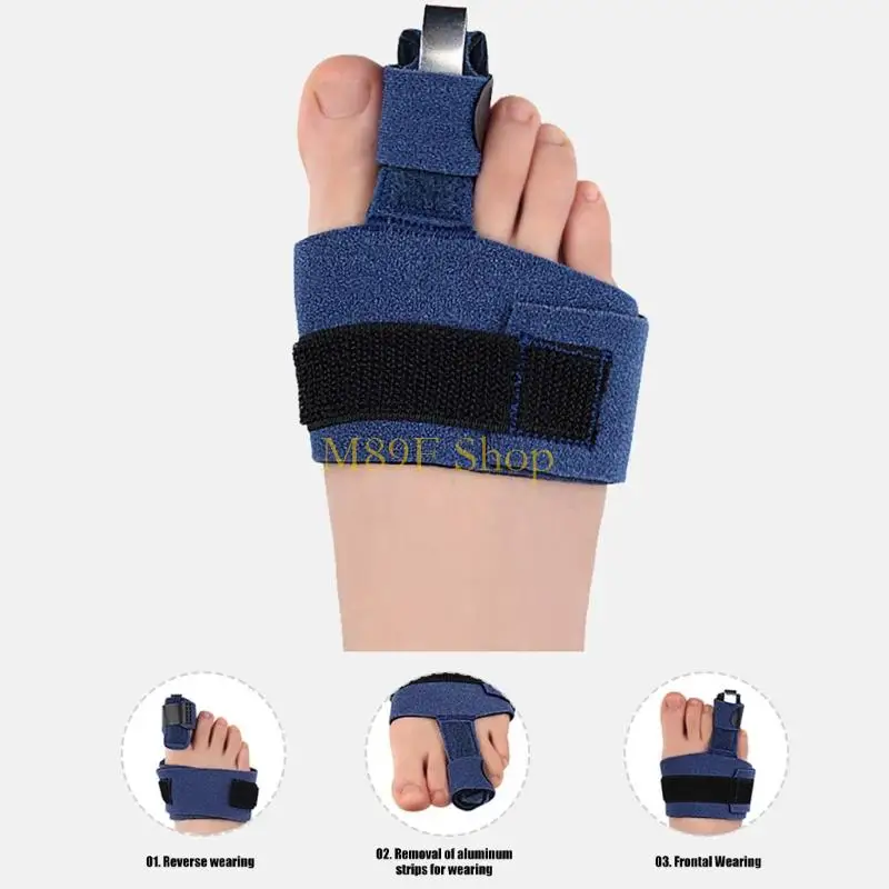 M89F Toe Separator With Medicals Support And Sweat Absorption For Office Workouts