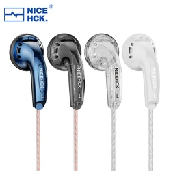 NICEHCK YD30 L Plug HD Microphone Music Earbud 15.4mm Composite Dynamic HIFI Earphone Bass DJ Voice IEM X6 MX500 PK2 EB2S EBX21