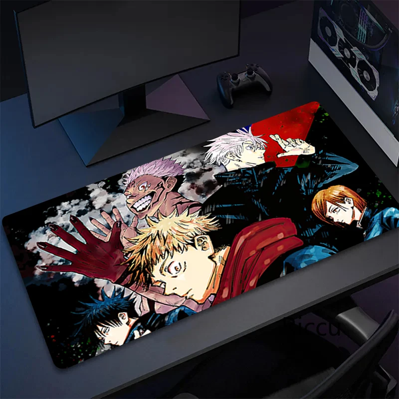 400x900mm Jujutsu Kaisen Mouse Pad XXL Waterproof Desktop Oil-proof Non-slip Desk Mat Anime Gaming Pad Mouse Carpet Big Size Mat