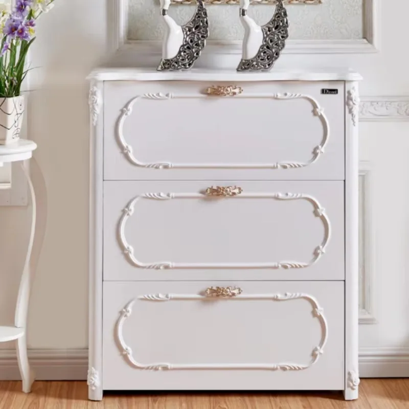 モダンな北欧風シューズキャビネット木製イタリアンスタイル高級リビングルームシューズラックオーガナイザー収納シューズキャビネット家具ホーム