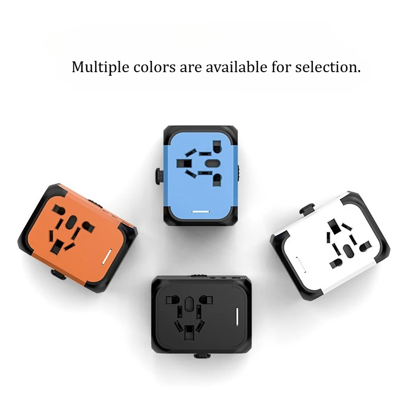 Transformer plug adapter, socket converter, multi-country adapter, 2.4A multi-function socket, travel adapter, plug converter