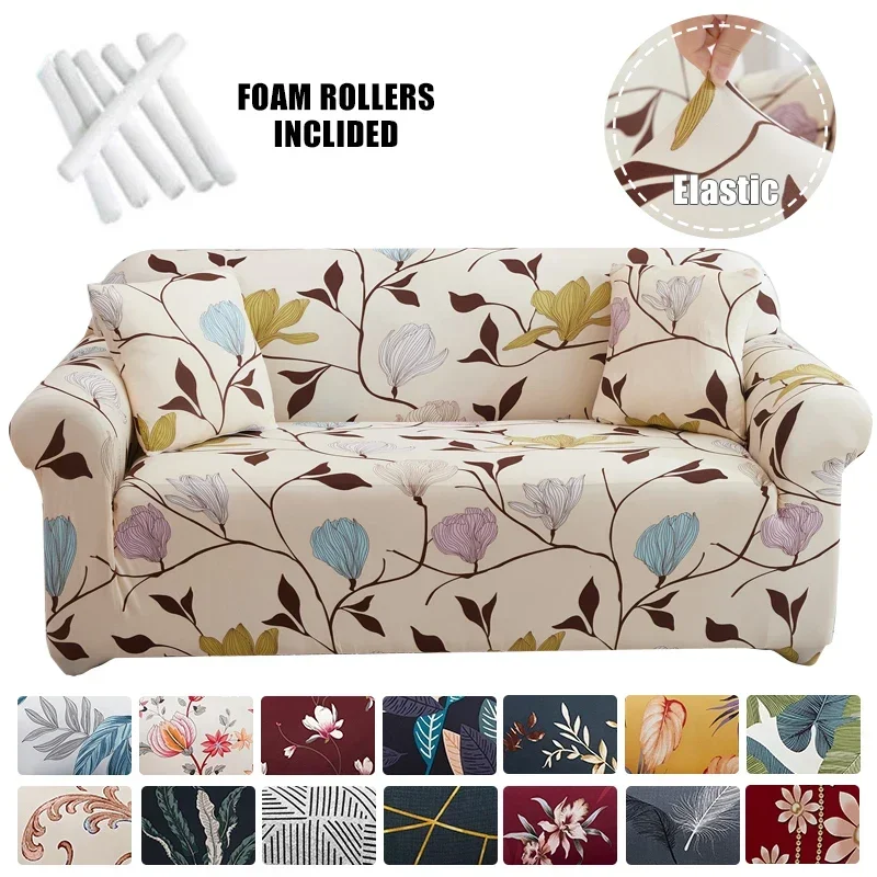 

Printed Sofa Slipcover Stretch Sofa Covers for Living Room Pets Kids Chair Couch Cover I shape Corner Sofa Anti-cat scratch