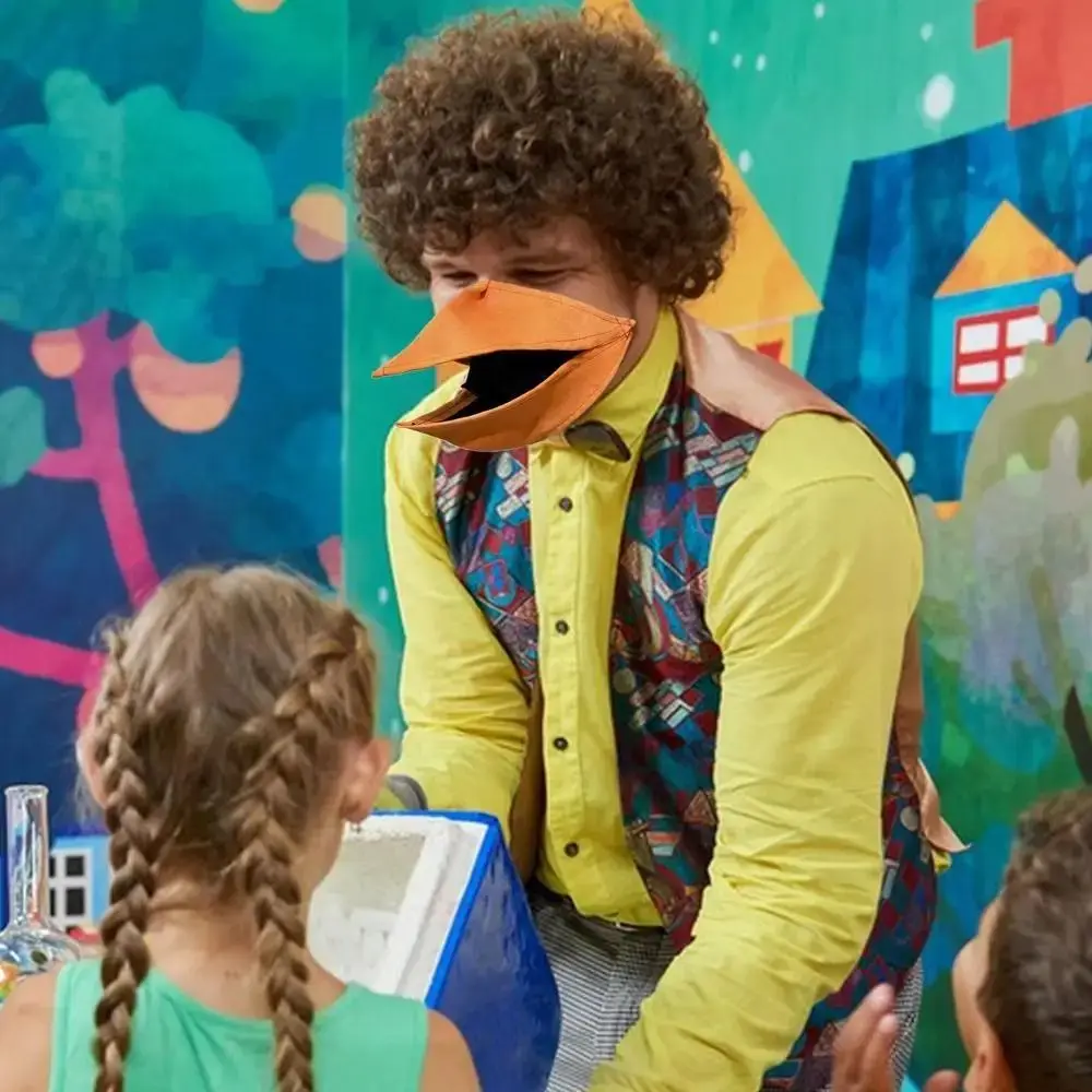 Креативная подвижная 3D маска животного, новинка, удобная забавная маска для рта животных, дышащая ветрозащитная маска для лица с птичьим клювом, Хэллоуин