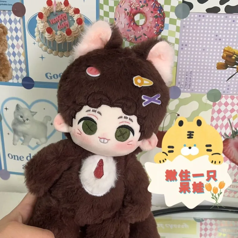 

20cm Anime Game Identity V Freddy Riley Plush Doll Stuffed Body Cosplay Chain Clothes Cotton Mascot Ornament Christmas Present
