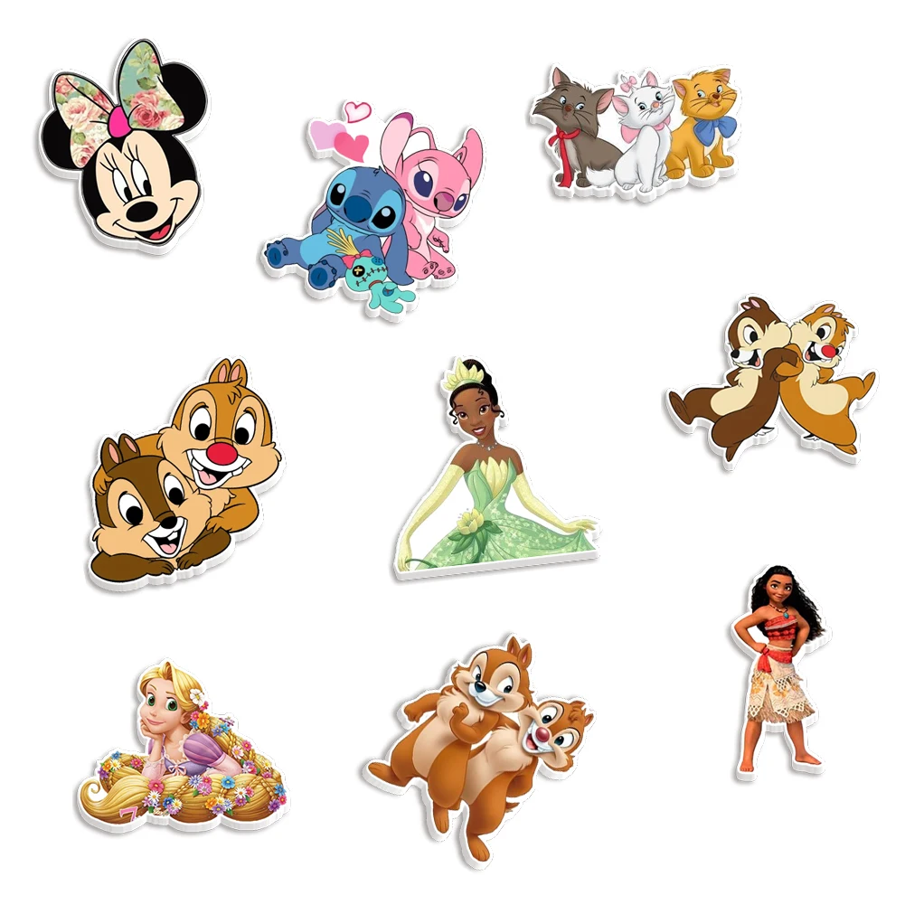 Disney princesse Stich résine diverses rôles Cabochons Scrapbooking filles pour résine planaire artisanat breloques à dos plat