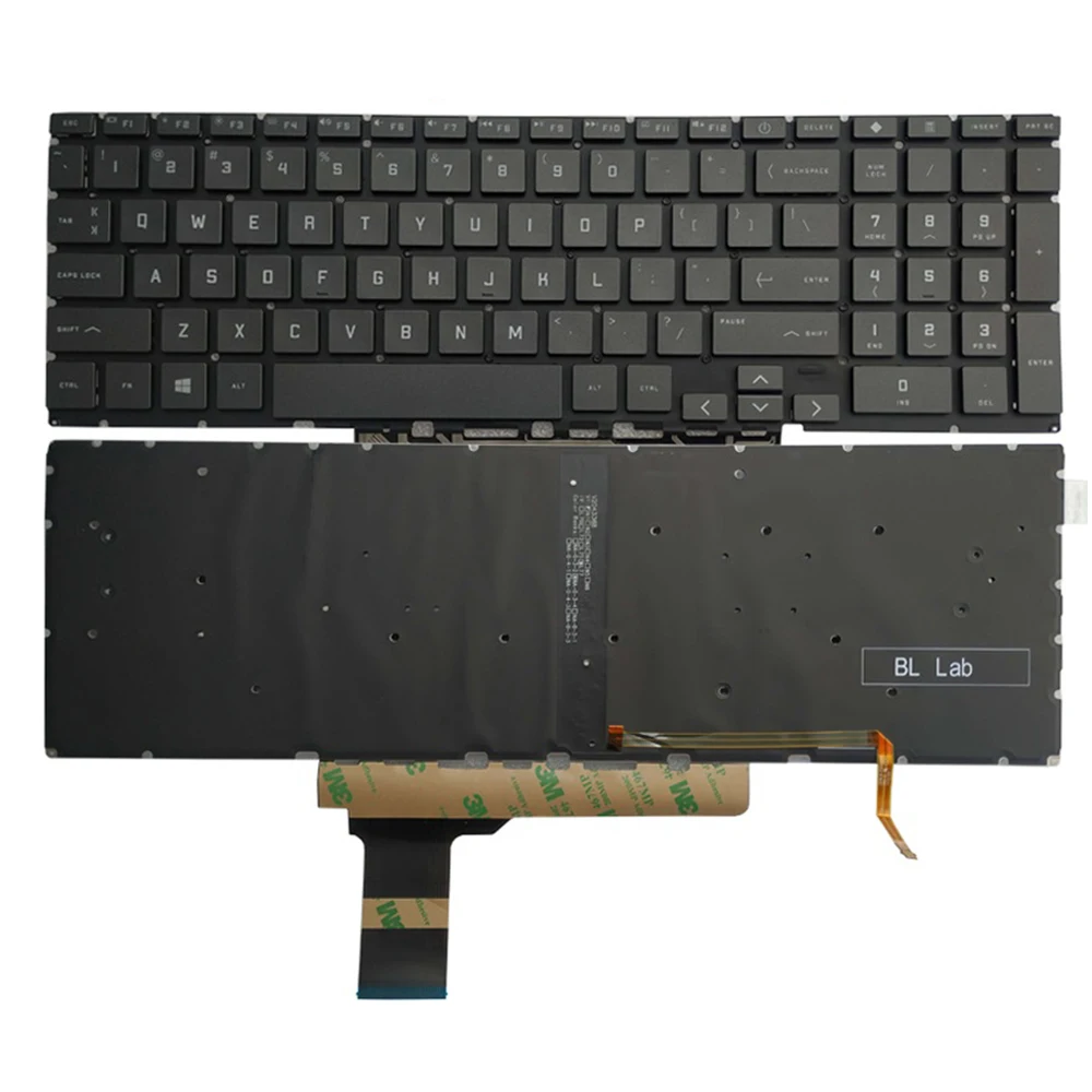 Imagem -03 - Teclado Portátil para Victus hp Eua e Espanhol 16t-d Tpn-q263 Tpn-q264 16-e0504nw 16-e0097nr 16z-e000 Novo