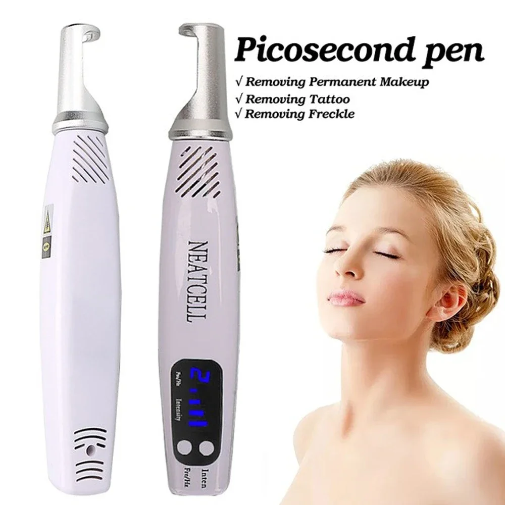 Piko sekunden Laser Pen Lichttherapie Tattoo Narbe Maulwurf Sommersprossen Entfernung dunkler Fleck Entferner Maschine Hautpflege Schönheits gerät