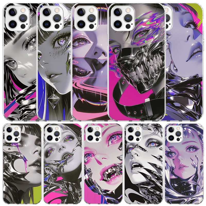 Phone Cases That Fit Iphone 16E - Capa de Celular Estampada Girl Art