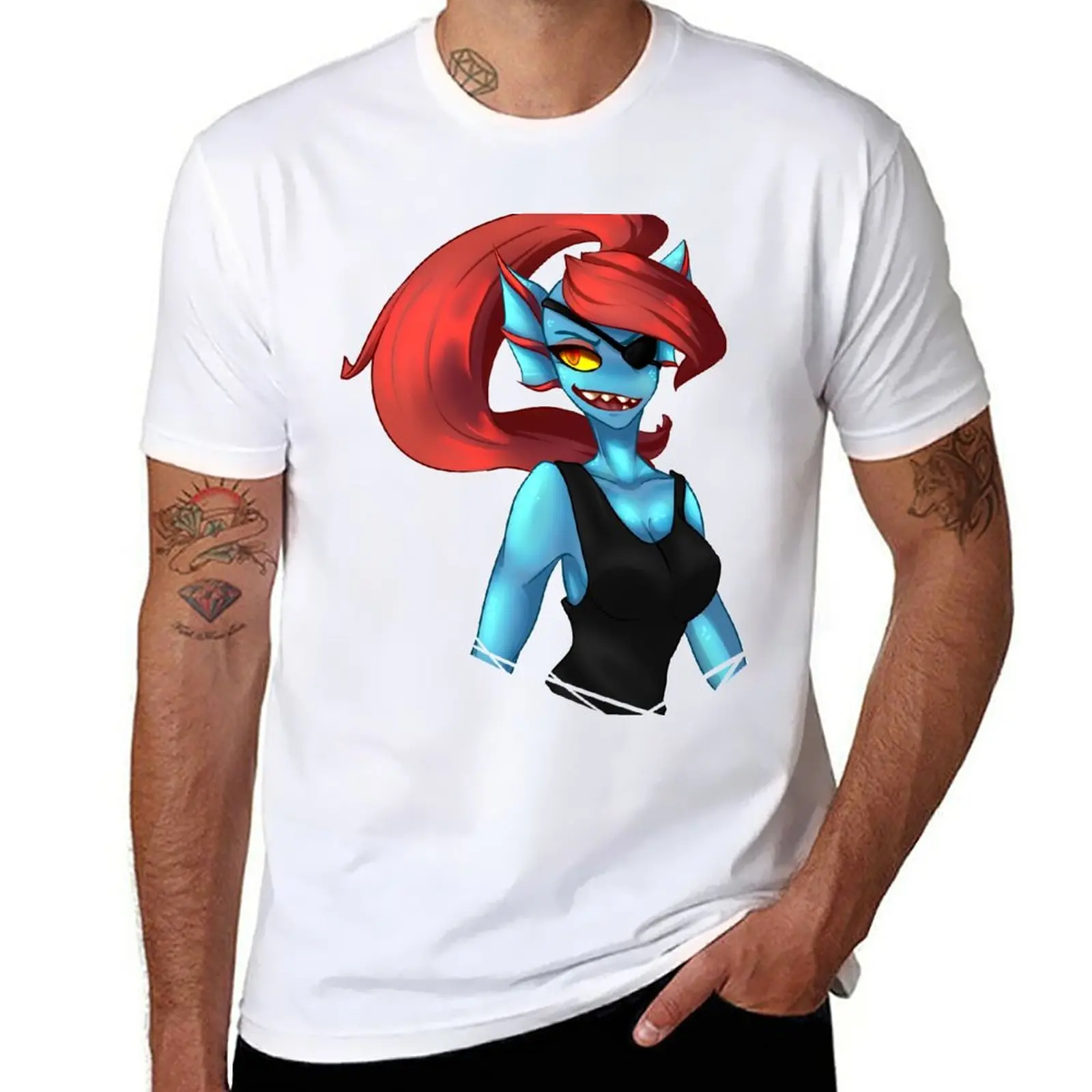 New Undertale - Undyne T-Shirt sublime t shirt customized t shirts mens graphic t-shirts anime