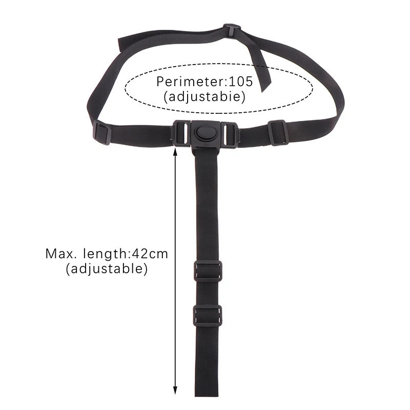 Essential Baby Stroller Accessories, Reliable Dining Chair Safety Belt, 3-Point Fastening
