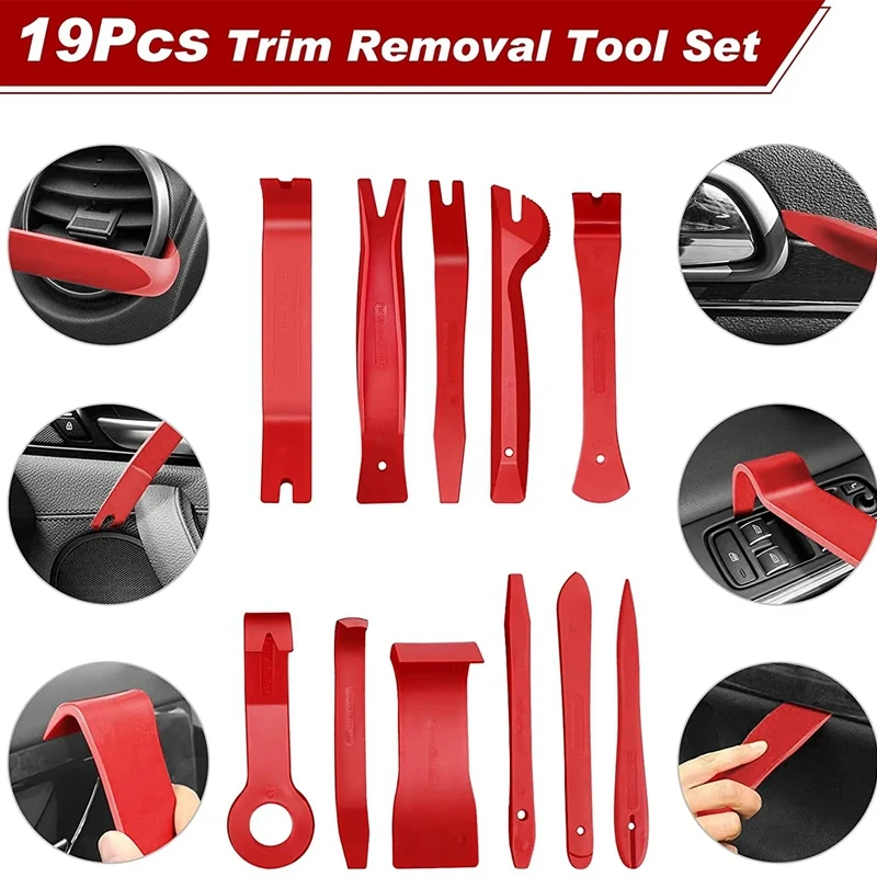 38Piece Interior Door Clip Panel Trim Dashboard Removal Tool Kit Auto Car Repair Tool Hand Tool Set