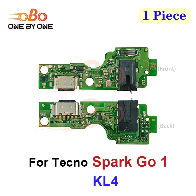 USB Charging Port Board Flex For Tecno Spark Go 1 1S 2 3 KM4 KN3 Charger Dock Connector Flex Cable Replacement Parts（1PC）