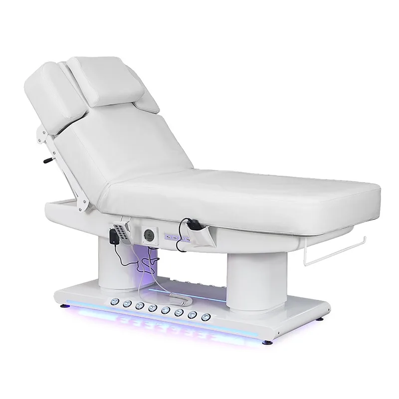 Modern Electric SPA Bed for Beauty Salon Hotel Facial Table De Massage Metal Furniture for SPA Centers