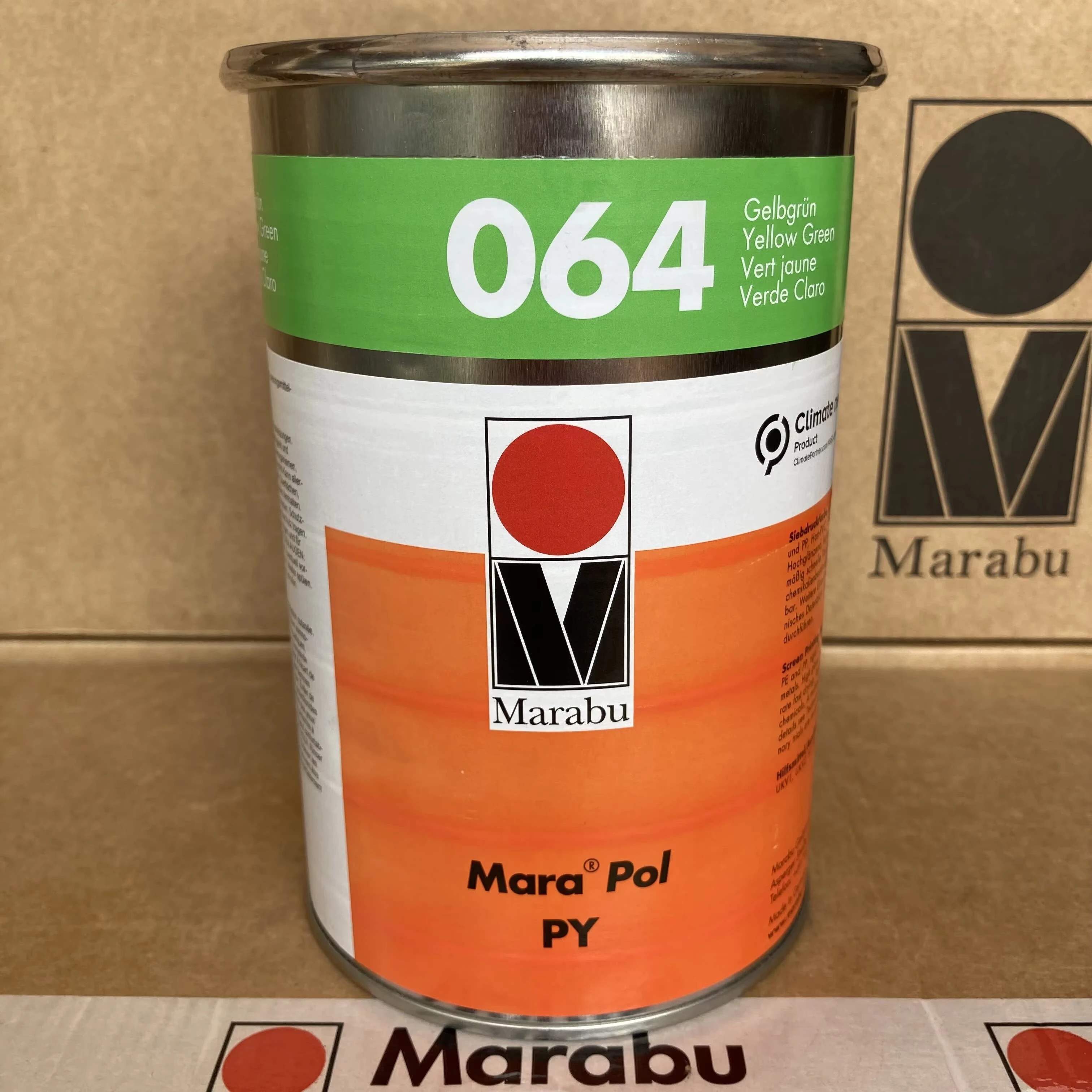 FOR Marabu Original German Marabu Ink PY064 Green Metallic High-End Screen and Pad Printing Ink
